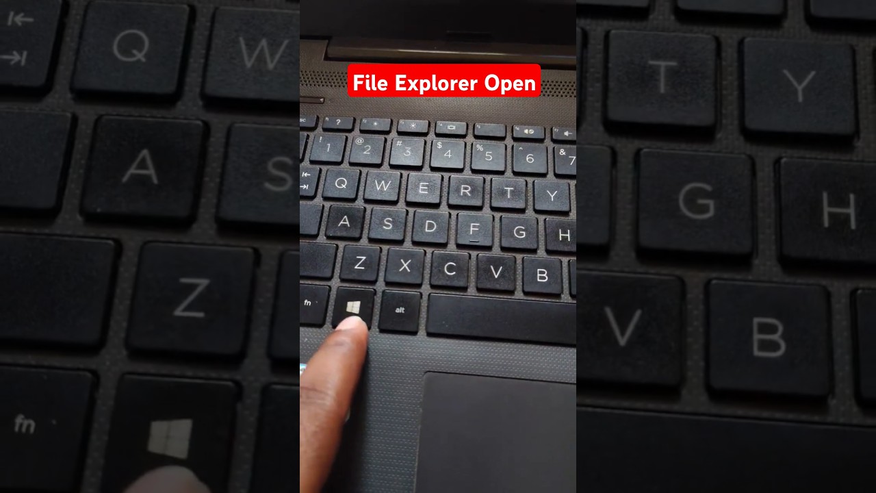 How to Open File Explorer in Windows 10 #file #fileexplorer #windows10 #shorts