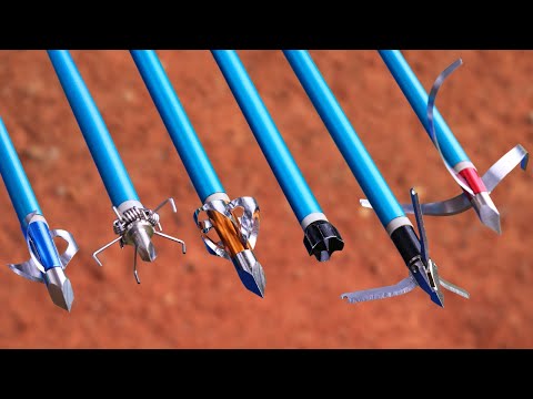 TESTE: Qual ponta de FLECHA faz mais ESTRAGO?