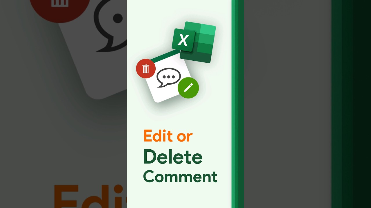 How to EDIT OR DELETE Comments on Excel [Quick Tutorial]