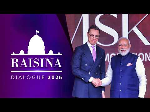 PM Modi, President Alexander Stubb of Finland participate in Raisina Dialogue