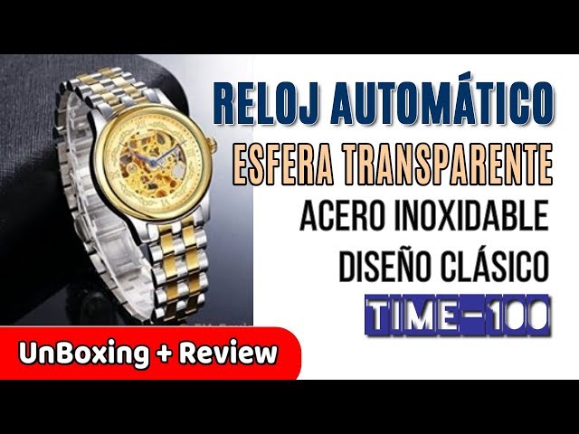 Vídeo relacionado con TIME100 Reloj Mujer Elegante y Brazalete - Conjunto de Pulsera con Correa de Acero Inoxidable - Regalo