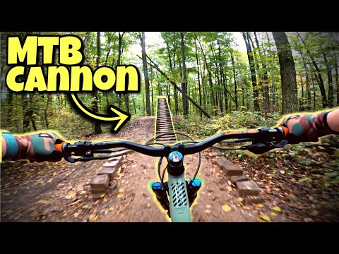 MTB Cannon At A Downhill Bike Park In Michigan! | Dirt Sample- Boyne Highlands Bike Park