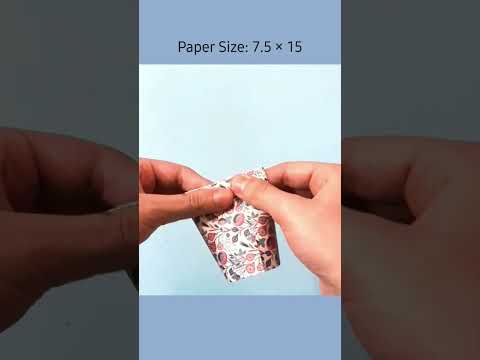 Pyramid Gift Box | Easy Triangle gift wrapping