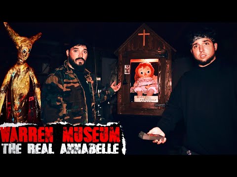, title : 'OVERNIGHT in WARREN MUSEUM with THE REAL ANNABELLE | Most Haunted Place on Earth'