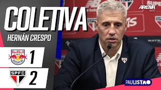 COLETIVA HERNÁN CRESPO | AO VIVO | Bragantino x São Paulo - Paulistão 2026
