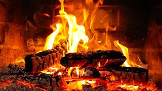 🔥 Cozy Fireplace with Relaxing Christmas music - Crackling Fire Sounds, Christmas Fireplace 2024