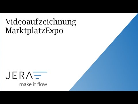 Videoaufzeichnung MarktplatzExpo Jera GmbH