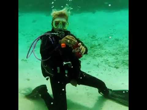 Drinking Pepsi under water