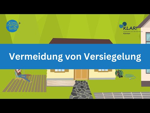 Vermeidung von Versiegelung