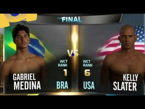 Final entre Gabriel Medina x Kelly Slater no Bilallabong Pró Tahiti de 2014.(MELHORES MOMENTOS!).