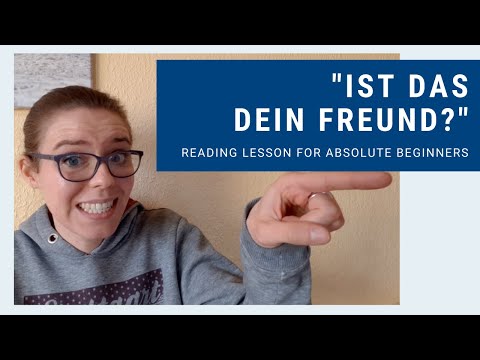 ICH SUCHE MEINEN FREUND | comprehensible TPRS Story for Absolute Beginners (Reading)
