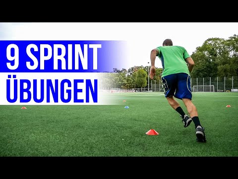 9 Sprintübungen für Schnelligkeit (beim Fußball)