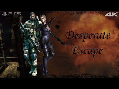 Resident Evil 5 Desperate Escape (PS5) Full walkthrough (4K) S Rank