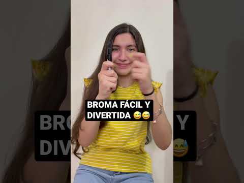 BROMA FÁCIL DE HACER Y DIVERTIDA 😅😅 #short