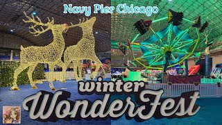 Winter Wonderfest Navy Pier Chicago Is Back For 2025! Indoors Christmas Festival Rides &amp; Ice Skating