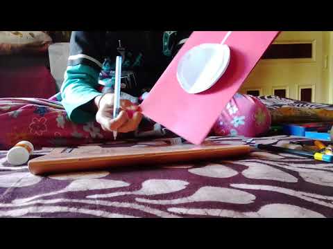 Last minute Christmas card making || DIY paper Christmas card ||