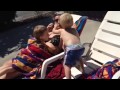 Sun Bathing With Toddlers