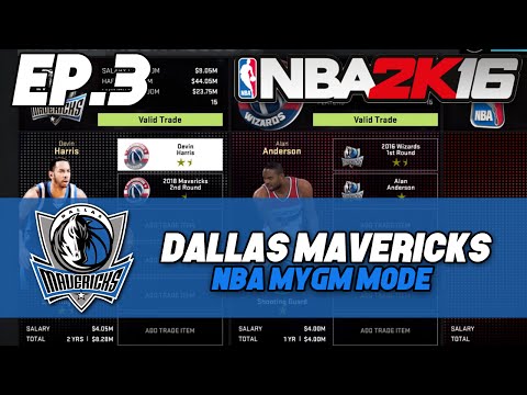 NBA 2K16: Mavericks MyGM ep. 3 - "Acquiring Possible Lottery Picks"