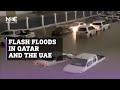 WATCH: Heavy rain in Qatar and the UAE triggers flash floods
