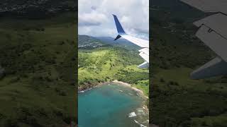 Welcome to St. Lucia 🇱🇨 #stlucia            Delta 737-900ER #delta #aviation  #motivation