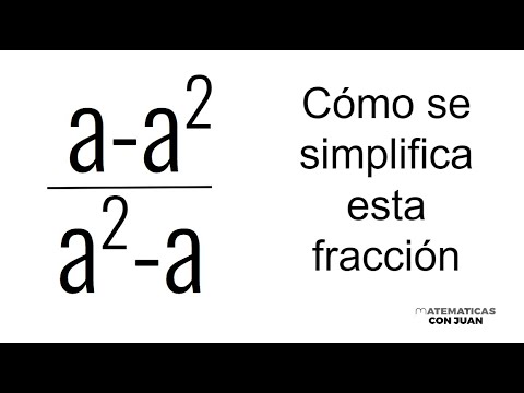 ¿PUEDES SIMPLIFICAR ESTA FRACCIÓN ALGEBRAICA DE FORMA RAZONADA? Matemáticas Básicas