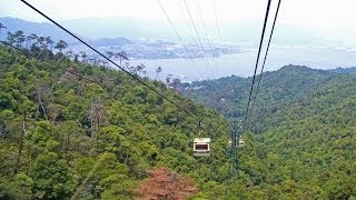 preview picture of video '宮島ロープウェイで、獅子岩展望台まで Miyajima ropeway'