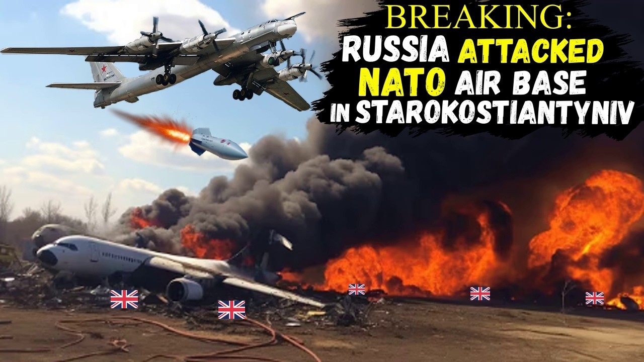 British Air Force Pilots were declared Missing after Russia Struck NATO AirBase in STAROKOSTIANTYNIV
