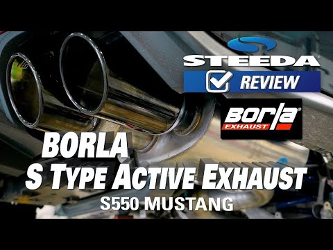 2018+ Mustang GT - Borla S-Type Axle-Back Active Exhaust, Black Chrome Tips | Review