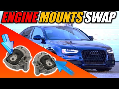 Audi A4 B8.5 B9 So entfernen Sie die Motorlager RS4 A5 RS5 Q5 RS6