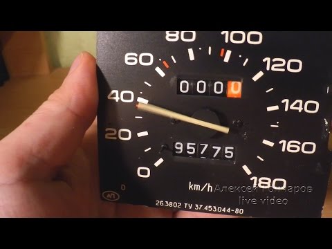 как смотать механический спидометр на ваз 21 0 5
