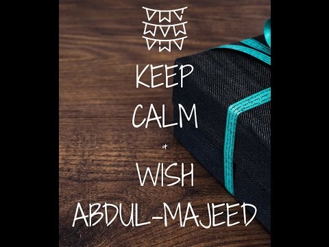 Happy BirthDay Abdul-Majeed