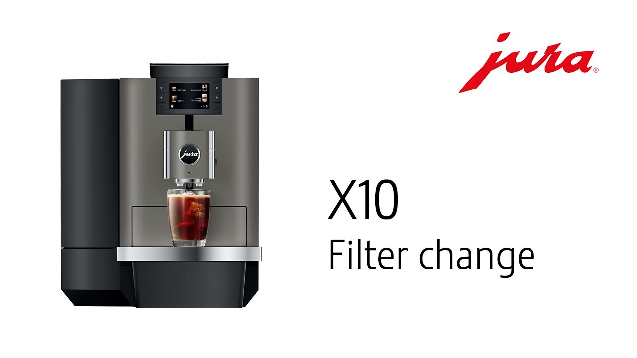 Jura X10 - Filter Change (from Jura)