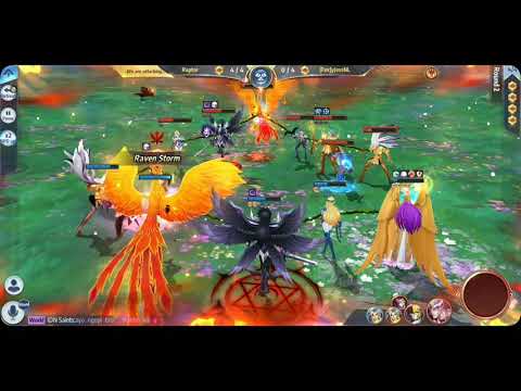 Saint Seiya : Awakening - Test Pvp line up Goddess Athena SS