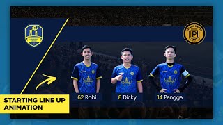 Download lagu STARTING LINE UP ANIMATION FOOTBALL | by PixelLab & kinemaster mp3