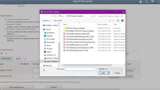 Importing the original contract and one Amendment/Renewal