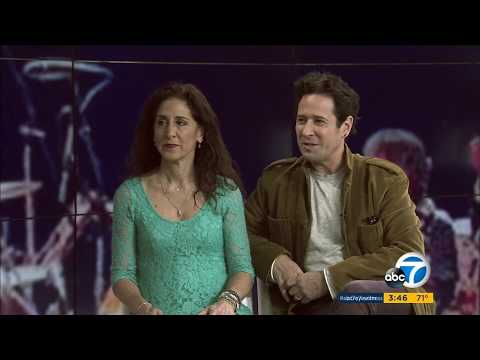 ABC7 interview with Lauri Reimer & Rob Morrow for The Tribe band Thomas Fire Relief Concert 1.24.18