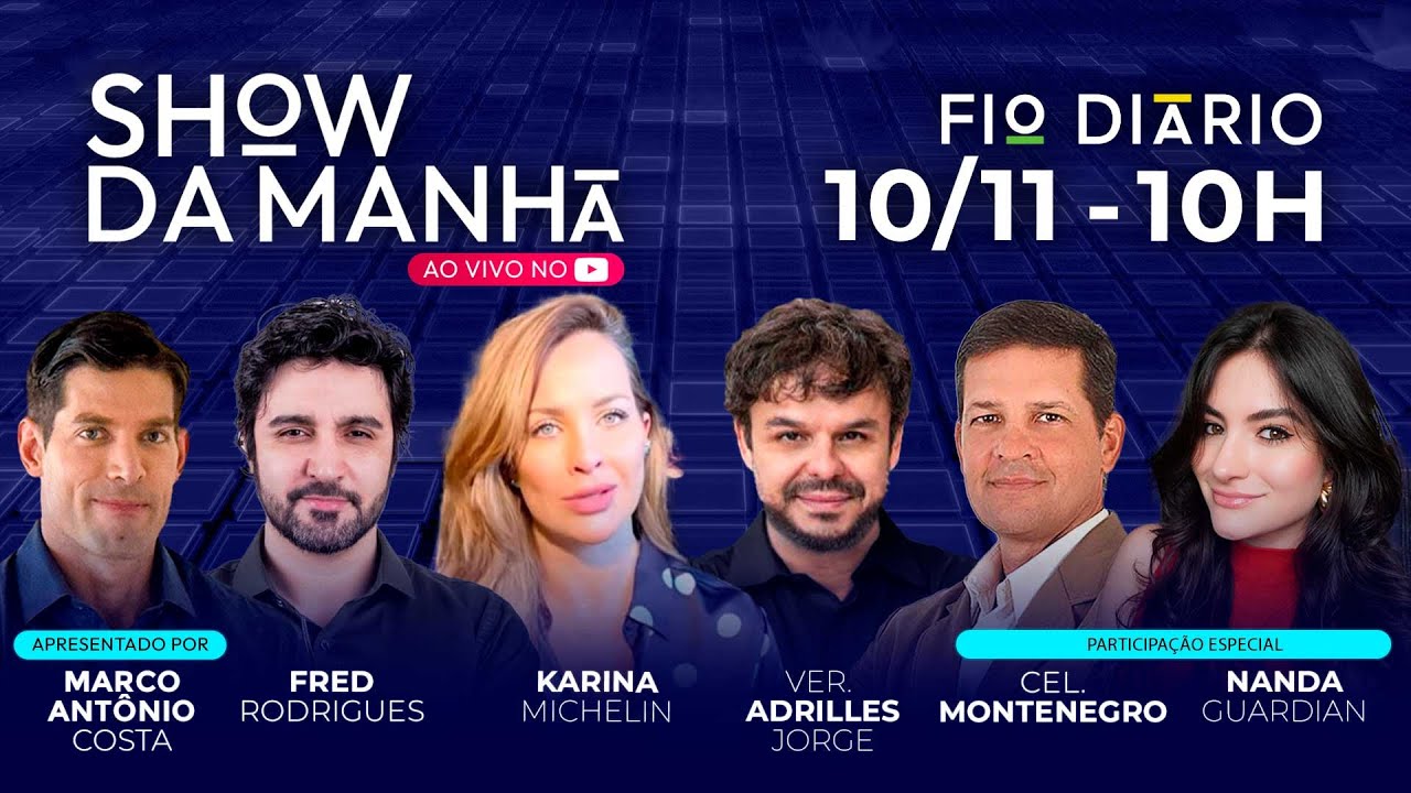 SHOW DA MANHÃ - CEL. MONTENEGRO: TUDO SOBRE AS OPERAÇÕES POLICIAIS - 10/11/2025