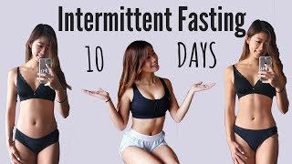 I Tried Intermittent Fasting for 10 DAYS | WHAT I EAT EVERYDAY (Before & After Results) 10天間歇禁食
