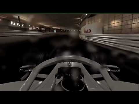 F1 2021 GP Monaco… 1 lap at night with rain.