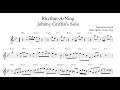 Rhythm-a-Ning- Johnny Griffin-Transcription