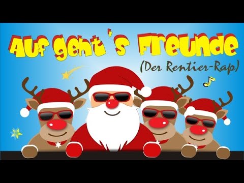 RENTIER SONG mit Text 🎅 Weihnachtslieder Kinder Mitsingen 2025/Rentier Rap RentierLied WeihnachtsRap