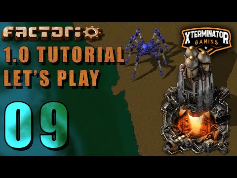 Factorio 1.0 Tutorial Lets Play EP9 -  Oil Production: Introduction Guide For New Players Gameplay