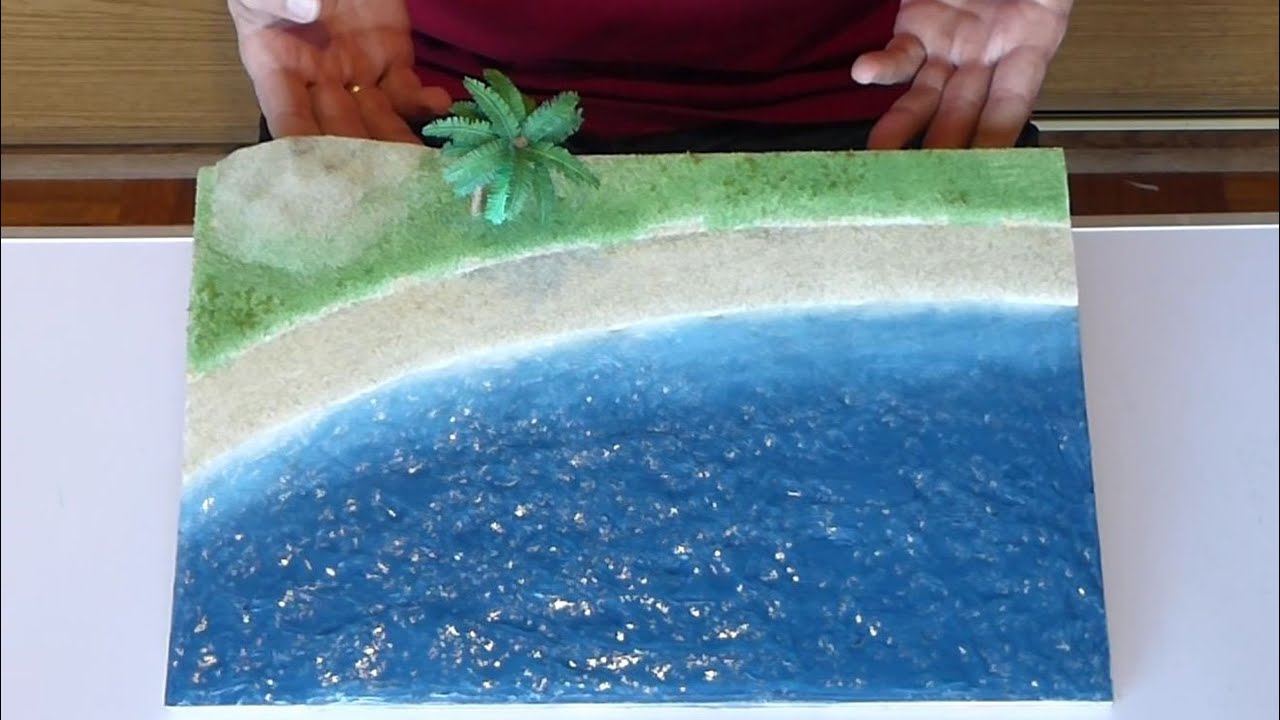 Cómo hacer AGUA en MOVIMIENTO para tus MAQUETAS y Dioramas.