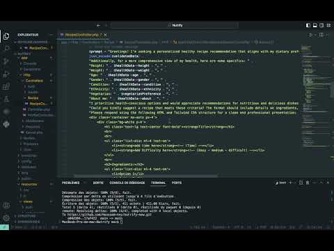 Nutrify project Laravel (Google AI hackathon)