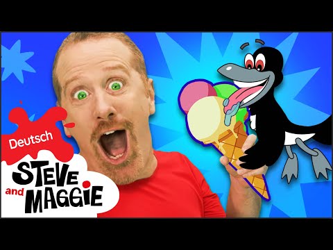 Leckeres Eiscreme Rätsel für Kinder | Überraschungsgeschichte + MEHR von Steve and Maggie Deutsch