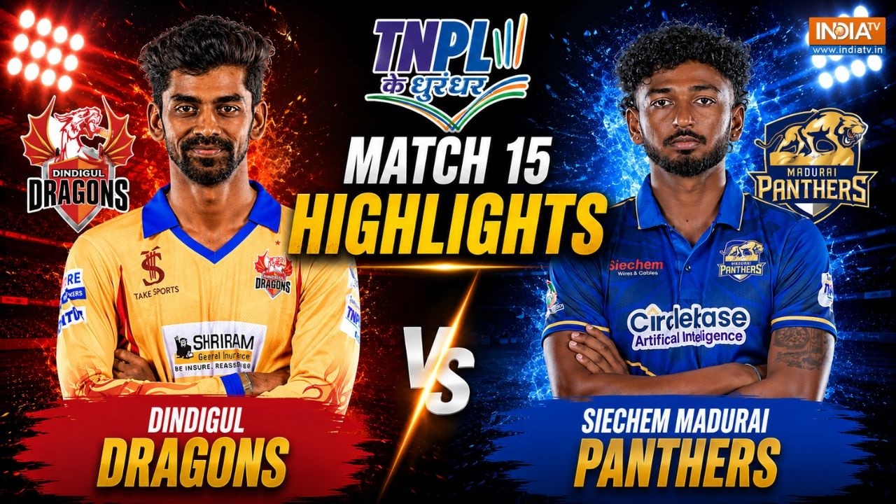TNPL 2026 Match 15 Highlights: Madurai Panthers 21 रनों से शानदार जीत | Rohan Bhutra
