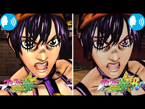 Narancia Ghirgas Old Voice VS New Voice Comparison-JoJo's Bizarre Adventure All Star Battle R