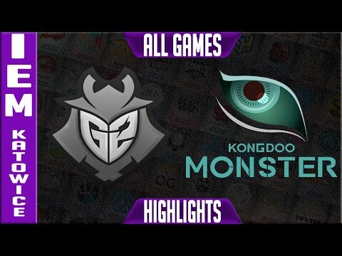 G2 VS KDM ALL GAMES - IEM Katowice 2017 Day 2 - G2 Esports vs Kongdoo Monster ALL GAMES