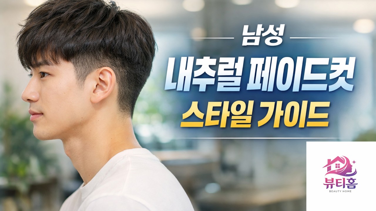 남성 내추럴 페이드컷 스타일 가이드