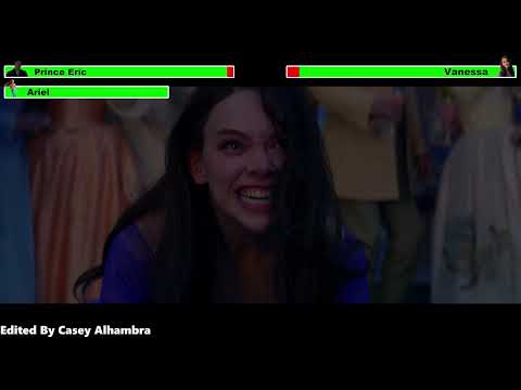 The Little Mermaid (2023) Crashing the Wedding with healthbars